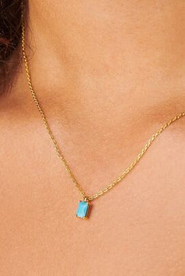 Titanium Steel Inlaid Zircon Pendant Necklace-Bijou Crush