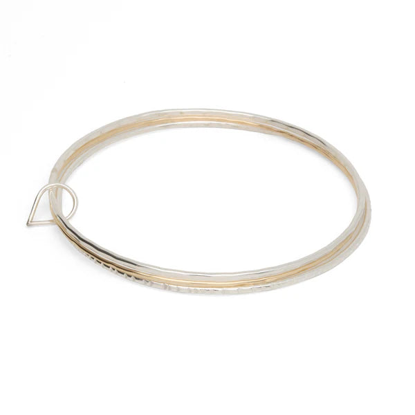 Ann Triple Bangle Bracelet-Bijou Crush