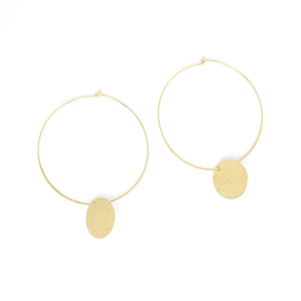 Cassidy Hoops Earrings-Bijou Crush