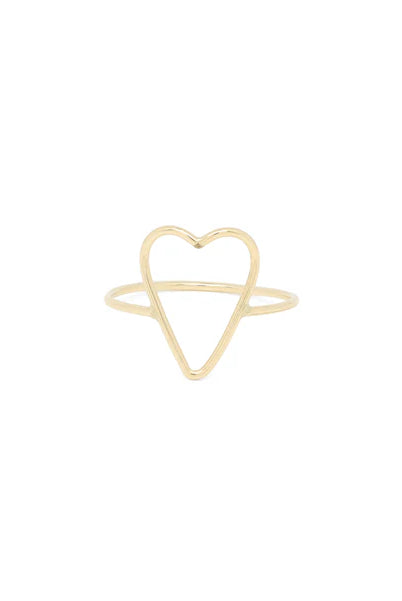 Crissie Open Heart Ring-Bijou Crush
