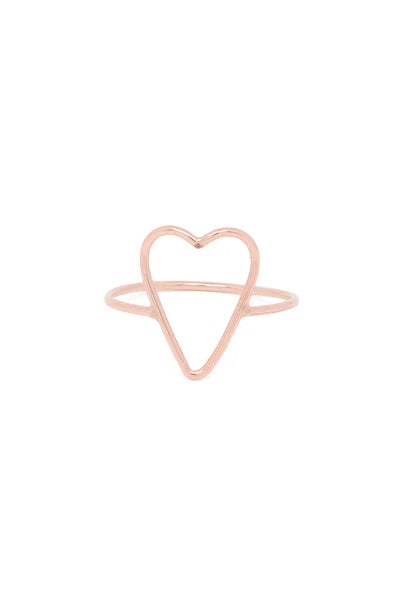 Crissie Open Heart Ring-Bijou Crush