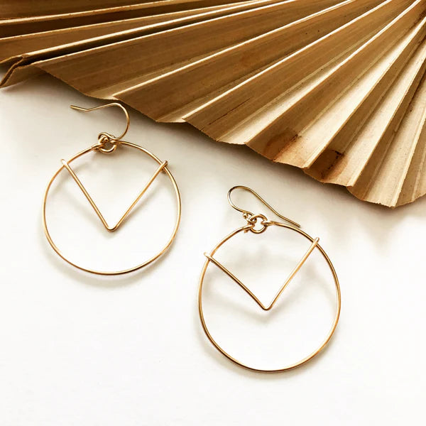 Emmie Hoop Eaarings-Bijou Crush