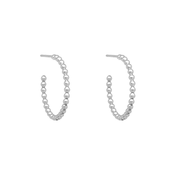 Eva Beaded Hoops-Bijou Crush