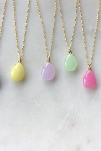Candy Jade Necklace-Bijou Crush