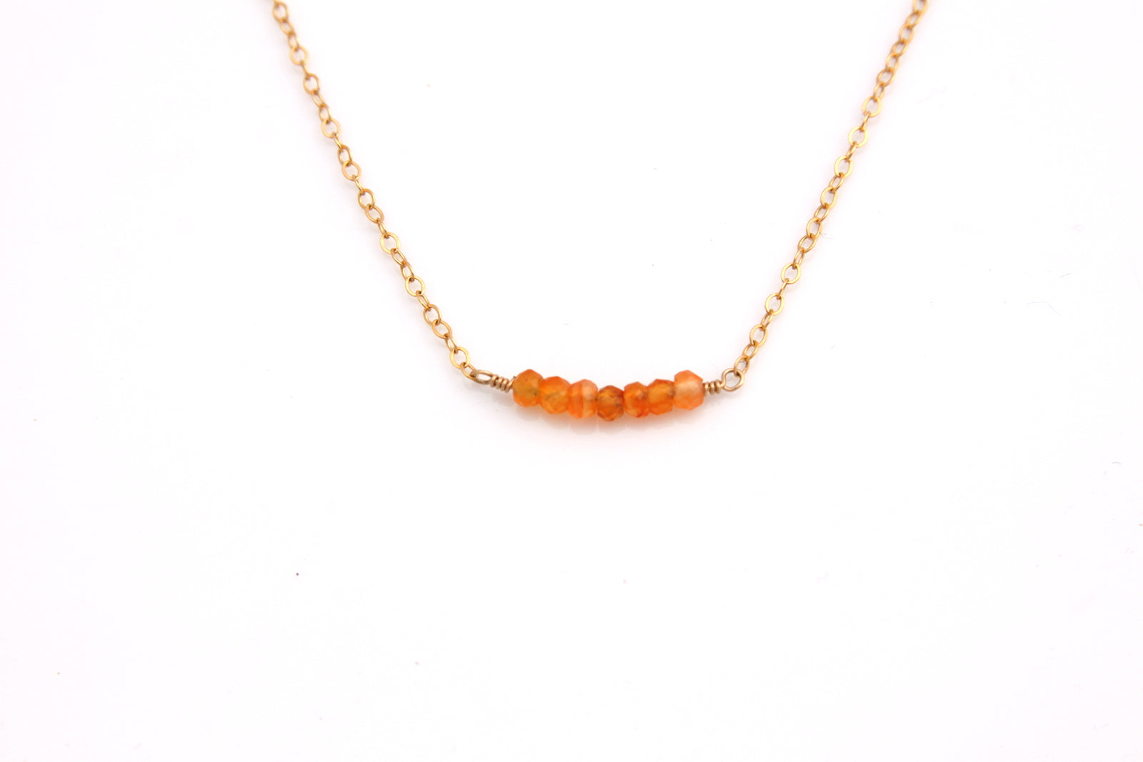 Carnelian Necklace-Bijou Crush