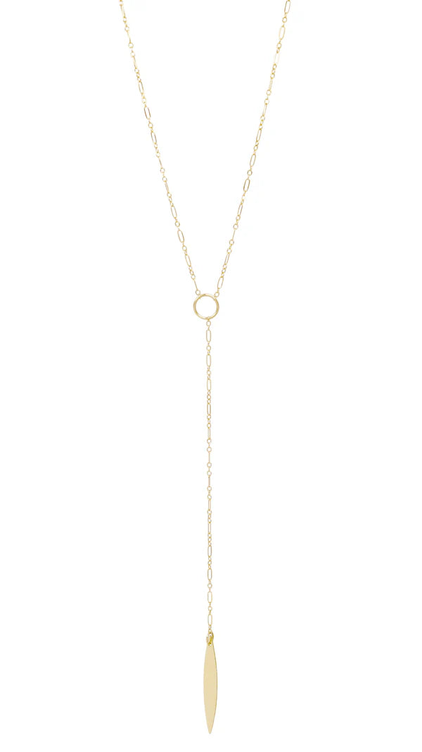 Mariah Lariat Necklace-Bijou Crush
