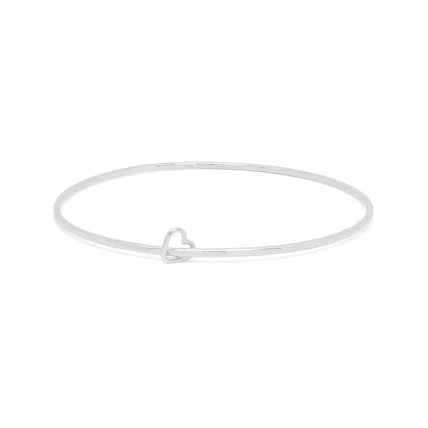 Junibel Sweetheart Bangle Bracelet-Bijou Crush