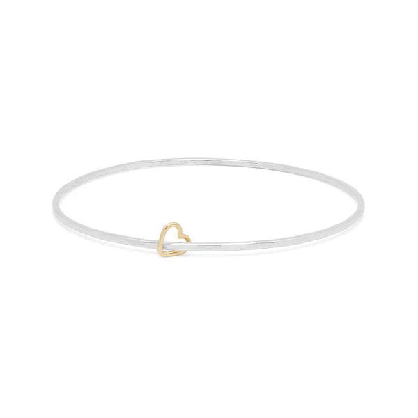 Junibel Sweetheart Bangle Bracelet-Bijou Crush