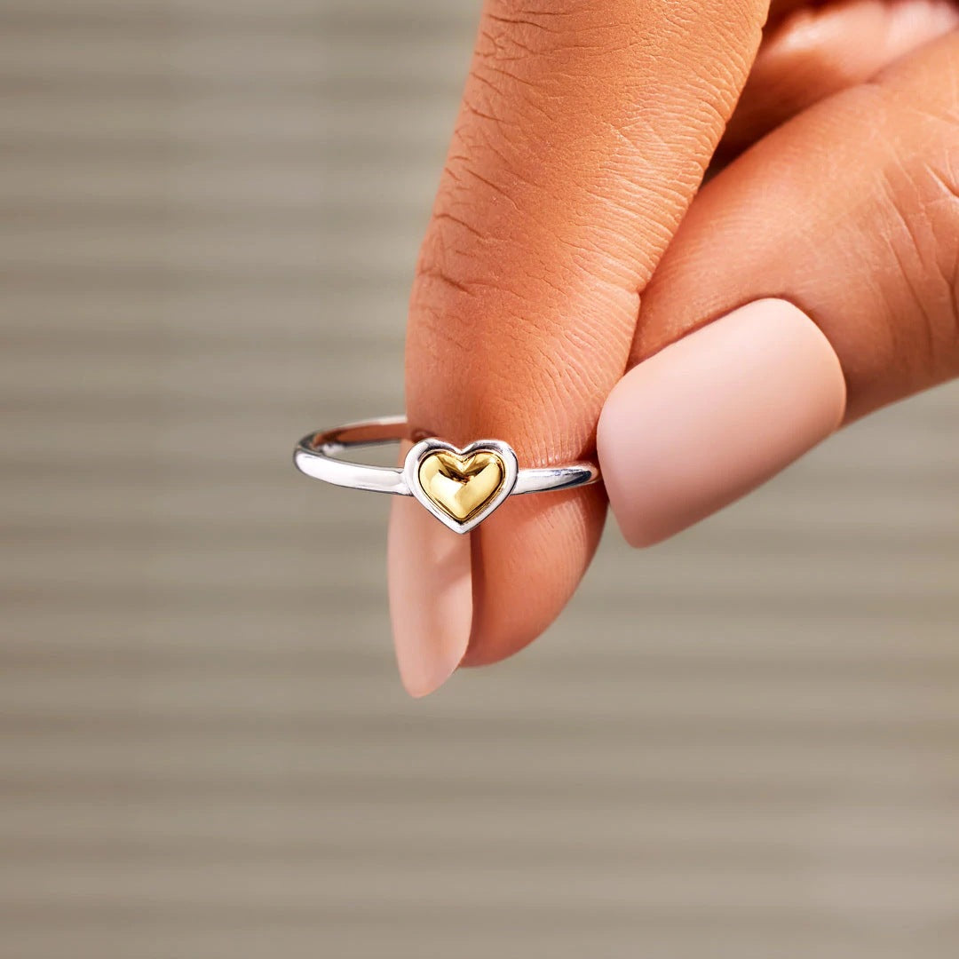 Sweet Heart Vibes 925 Sterling Silver Rings-Bijou Crush