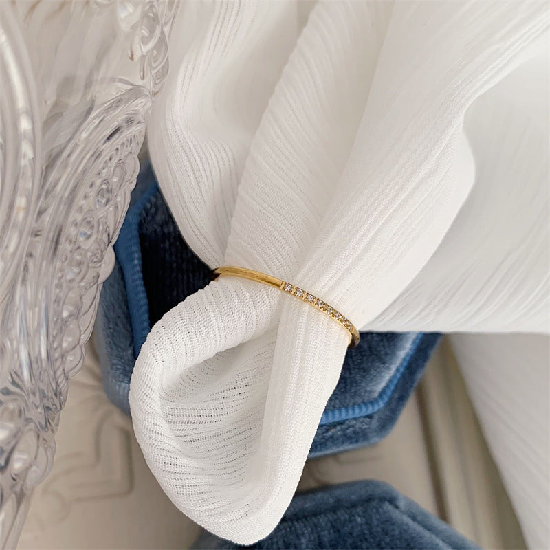 18K Glow Titanium Circle Ring-Bijou Crush