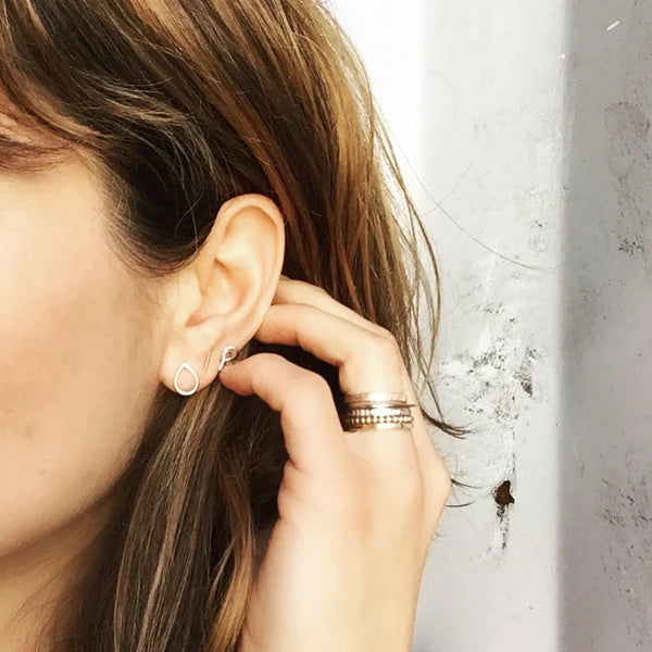 Raindrop Stud Earrings-Bijou Crush
