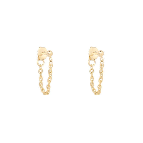 Shauna Rope Stud Earrings-Bijou Crush