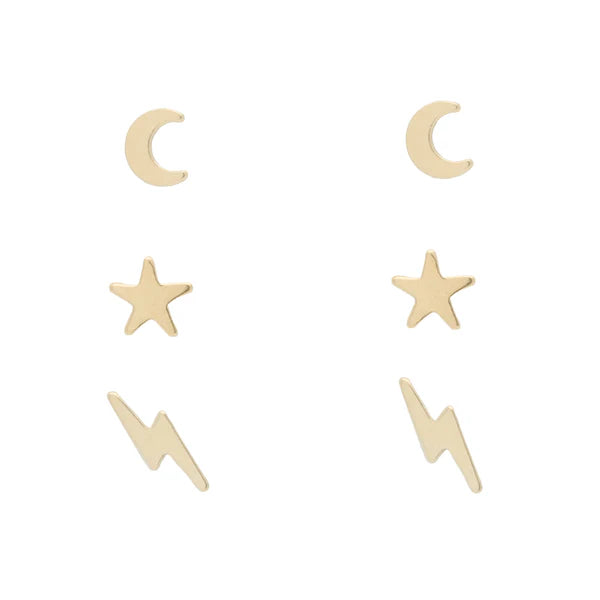 Skylight Stud Set Earrings-Bijou Crush