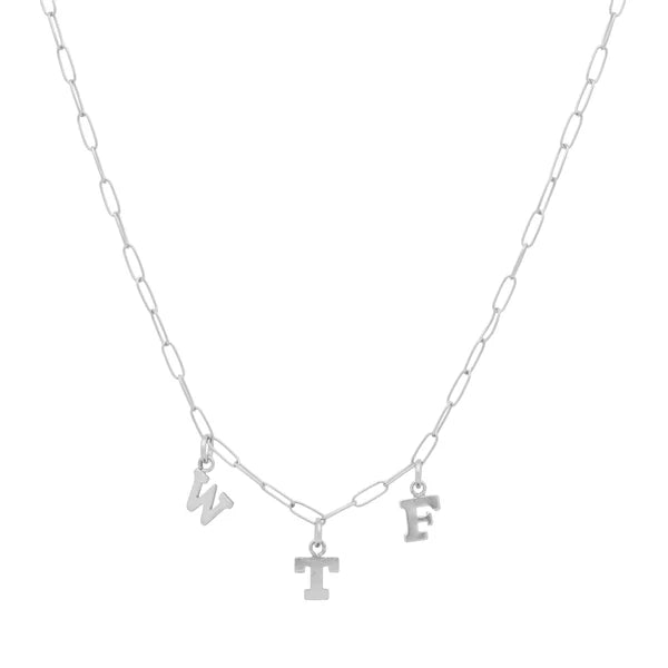 Wtf Necklace-Bijou Crush