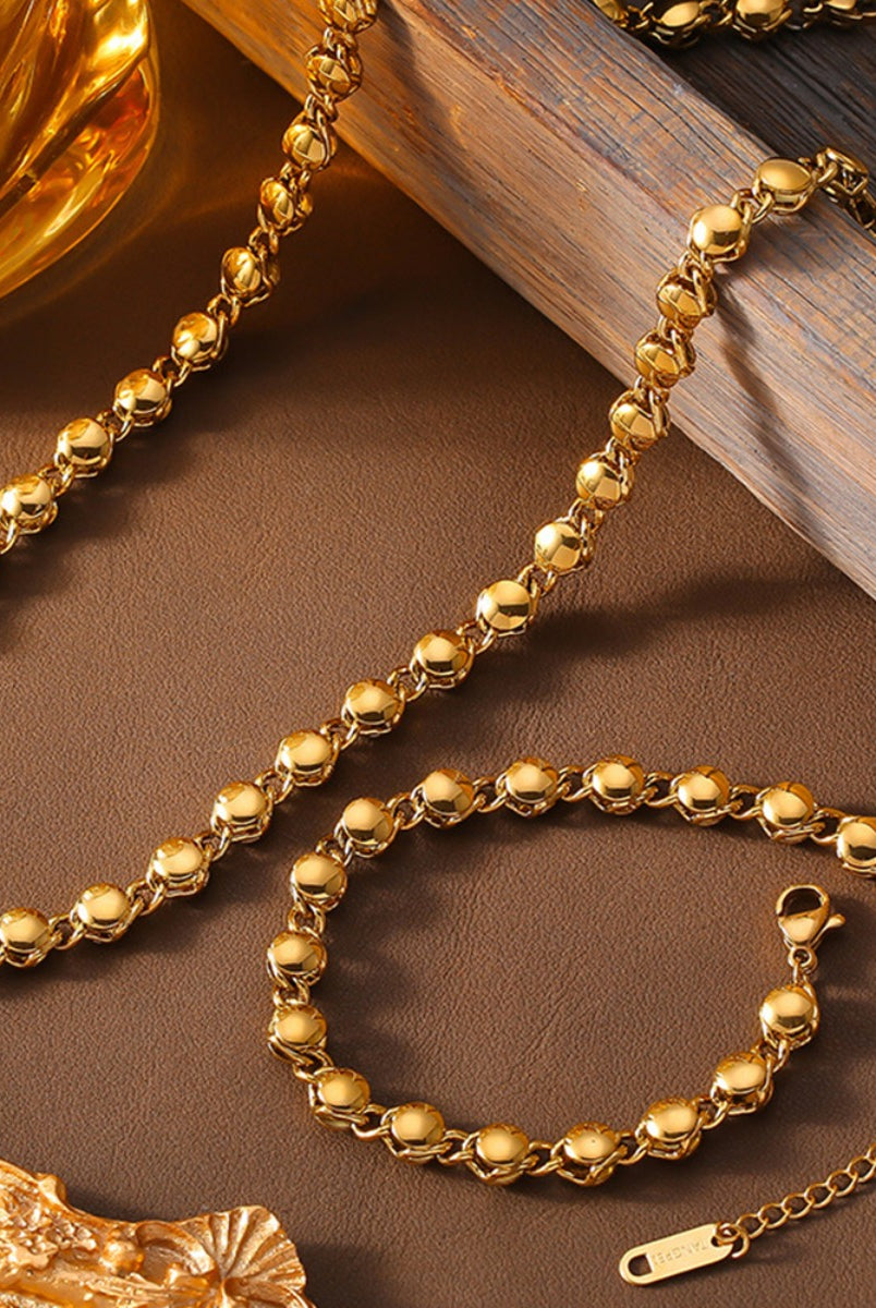 18K Gold-Plated Copper Necklace-Bijou Crush