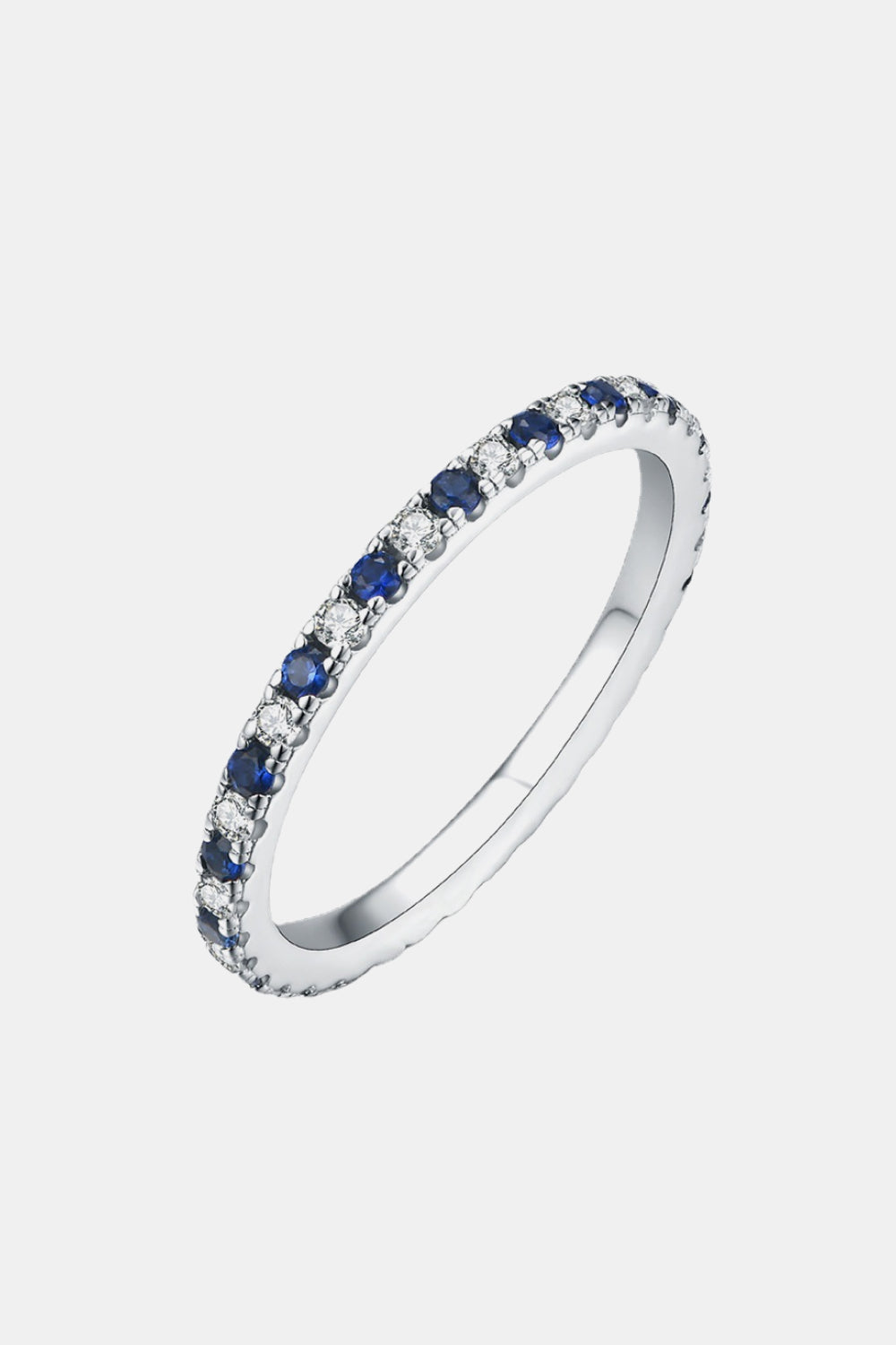 Moissanite Lab-Grown Sapphire Rings-Bijou Crush