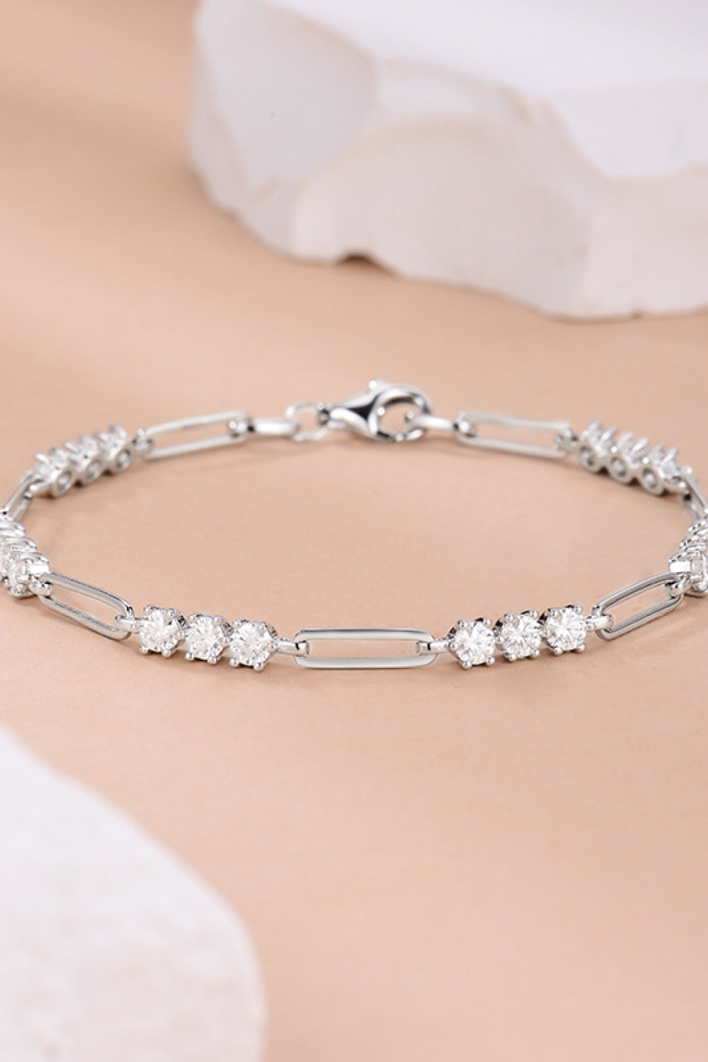 1.8 Carat Moissanite 925 Sterling Silver Bracelet-Bijou Crush