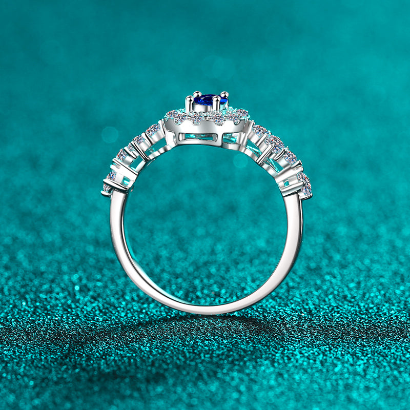 925 Sterling Silver Moissanite Ring-Bijou Crush