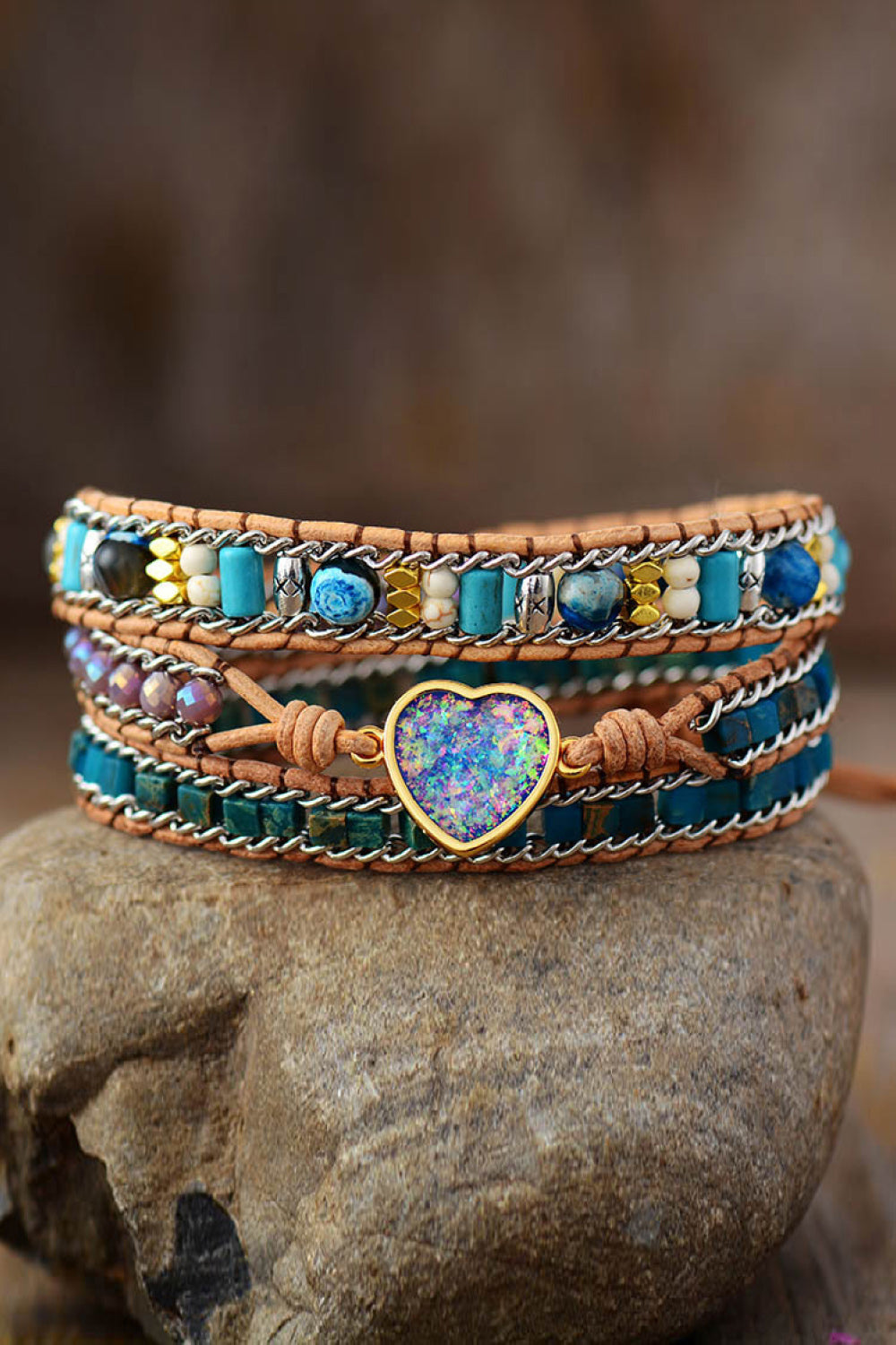 Heart Layered Bracelet-Bijou Crush