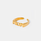 MOM Stainless Steel Open Ring-Bijou Crush