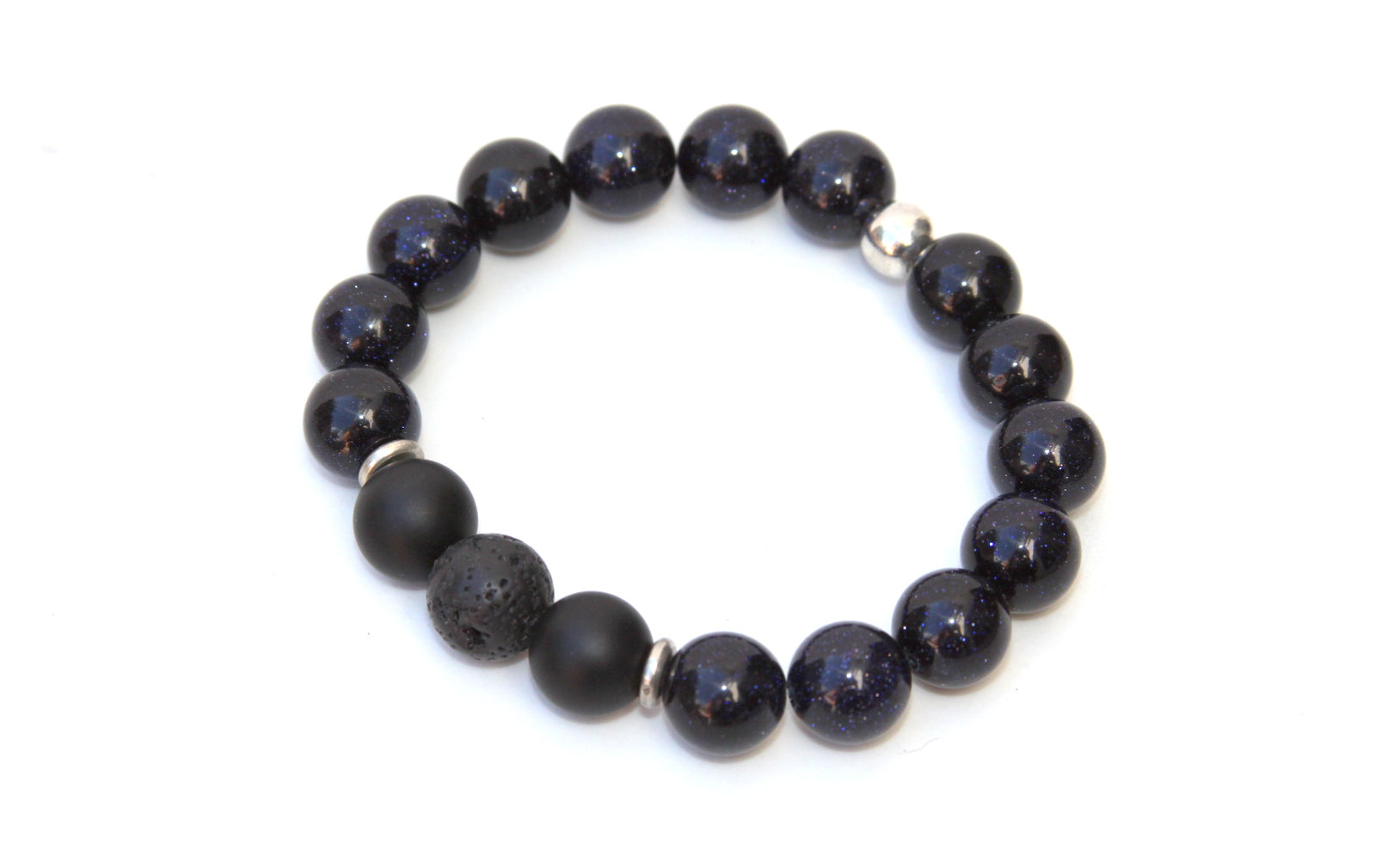 Sparkly Blue Gemstone Bracelet-Bijou Crush