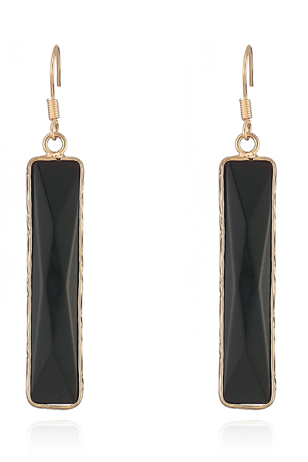 Natural Stone Drop Earrings-Bijou Crush