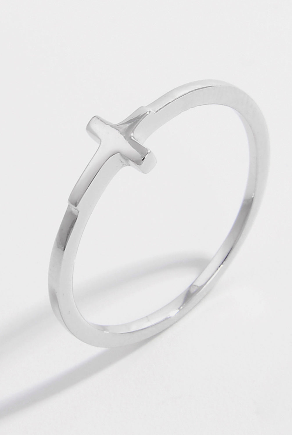 925 Sterling Silver Cross Ring-Bijou Crush