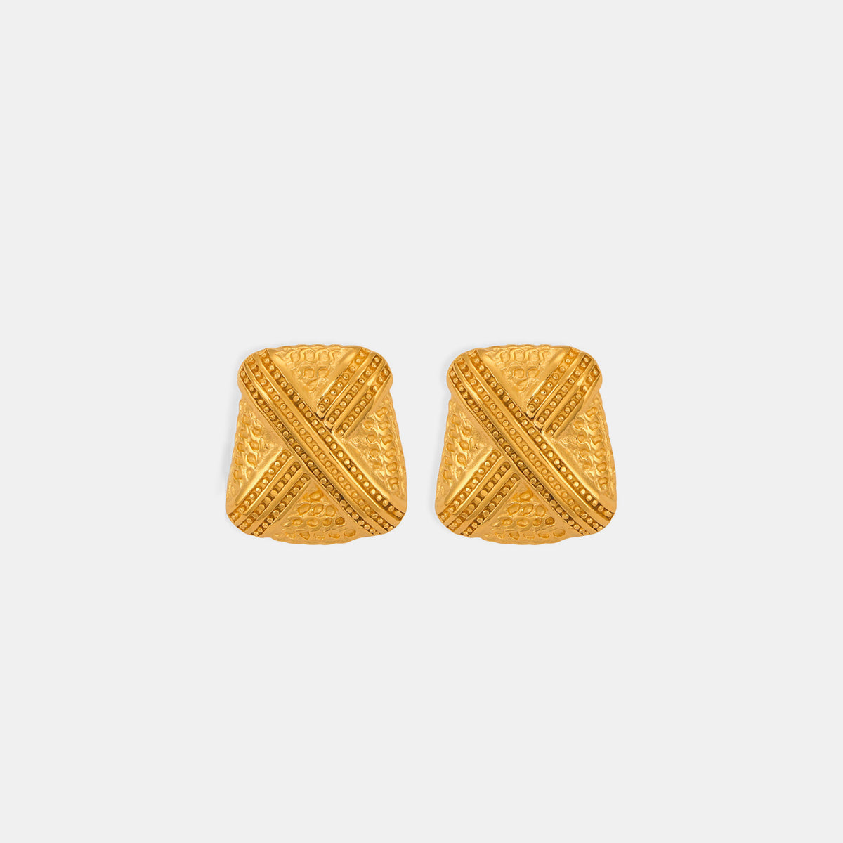 Titanium Steel Geometric Shape Earrings-Bijou Crush