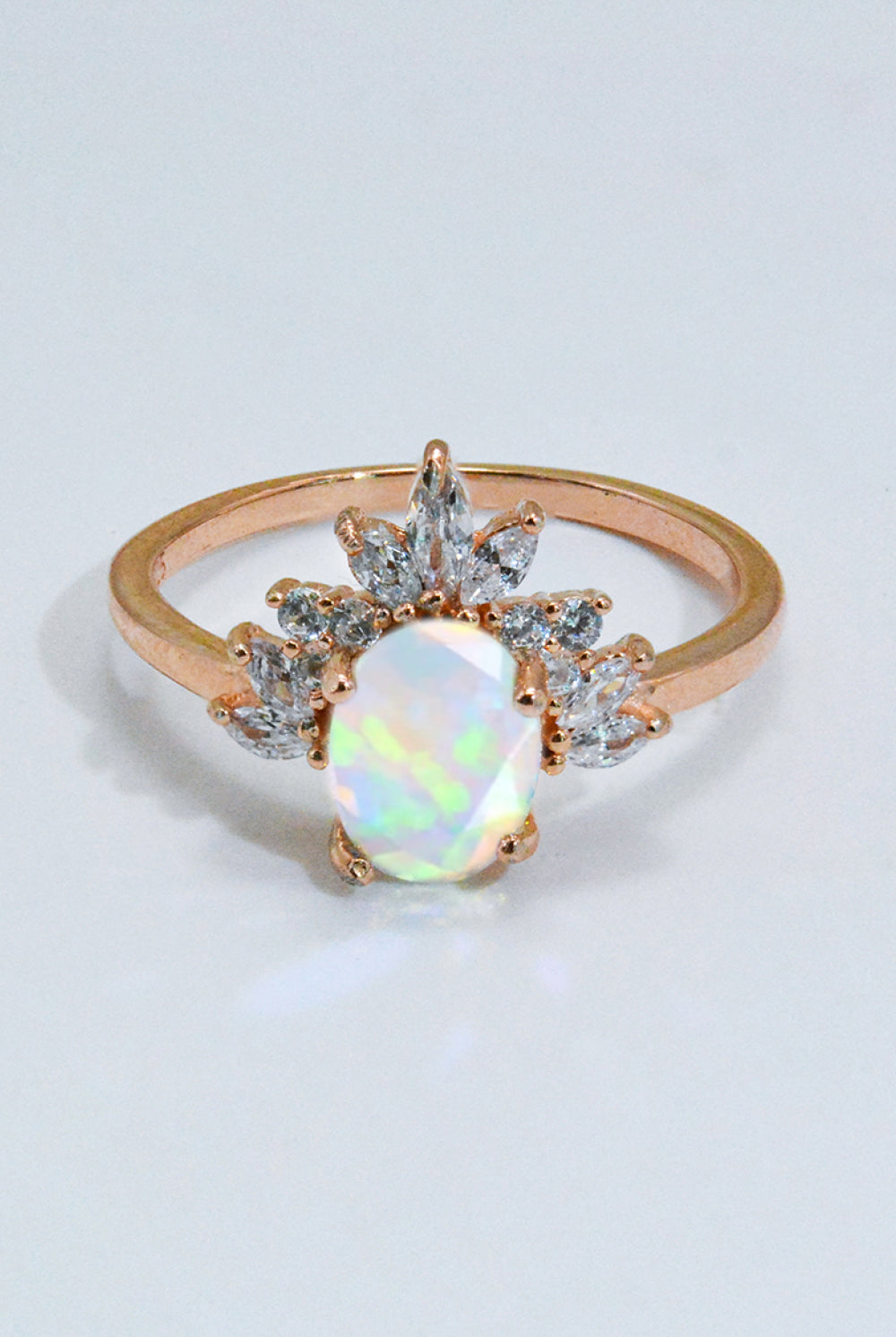 Best Of Me Sterling Silver Opal Ring-Bijou Crush