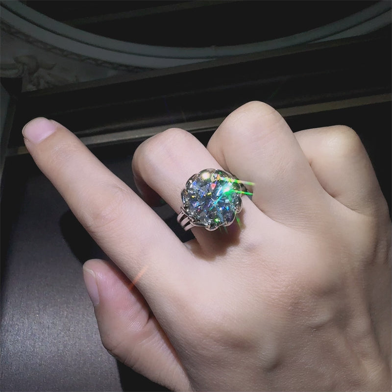 3 Carat 925 Sterling Silver Moissanite Ring-Bijou Crush