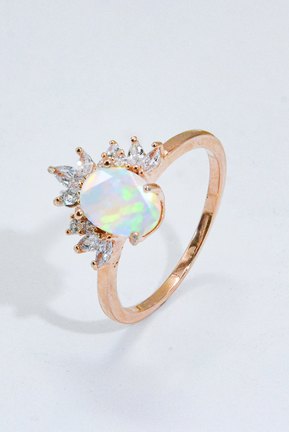 Best Of Me Sterling Silver Opal Ring-Bijou Crush