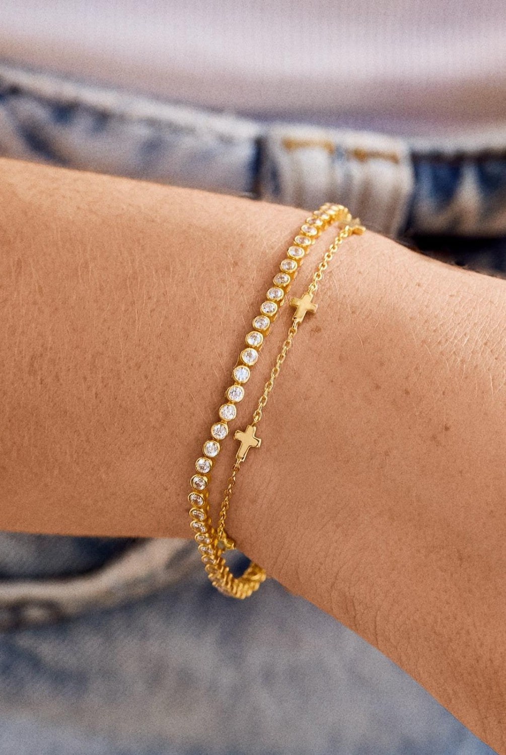 18K Gold-Plated Titanium Steel Bracelet-Bijou Crush