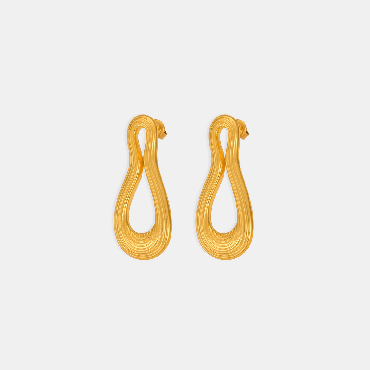 Titanium Steel Geometric Shape Earrings-Bijou Crush