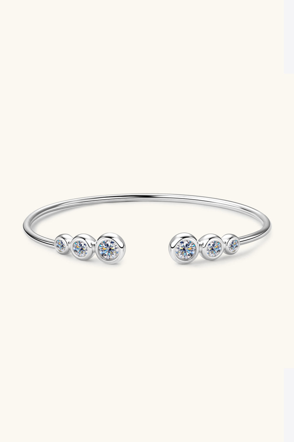 1.8 Carat Moissanite 925 Sterling Silver Bracelet-Bijou Crush