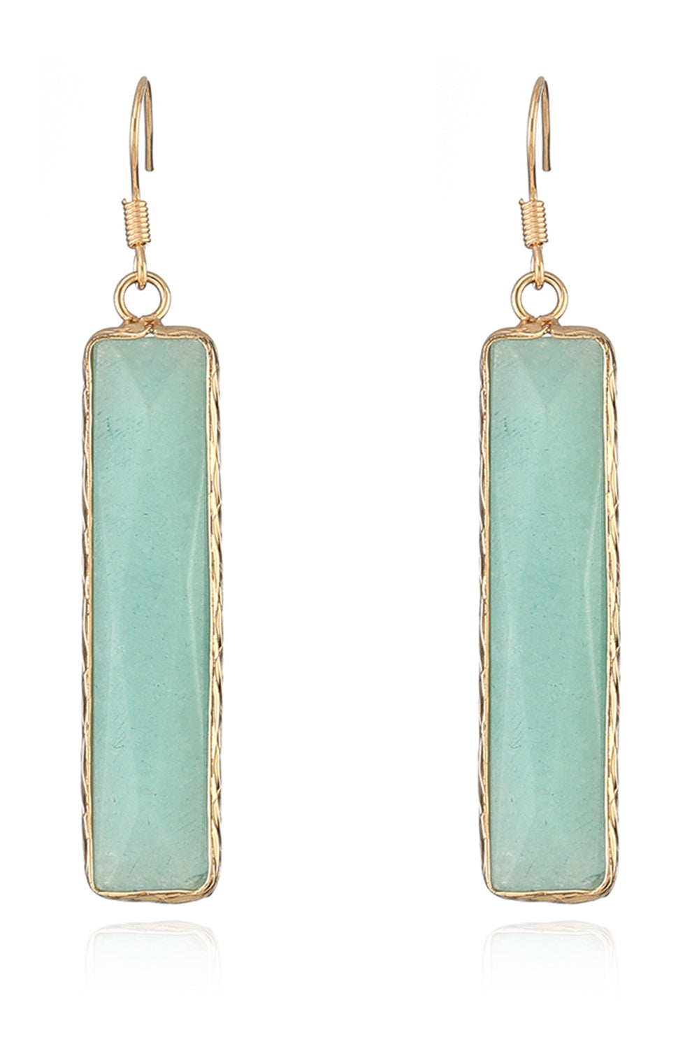 Natural Stone Drop Earrings-Bijou Crush