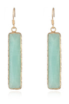 Natural Stone Drop Earrings-Bijou Crush