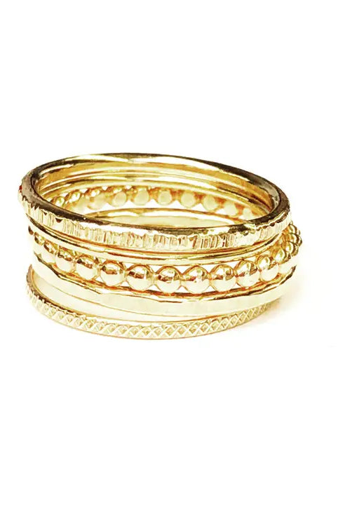 Lindsey Stack Rings-Bijou Crush