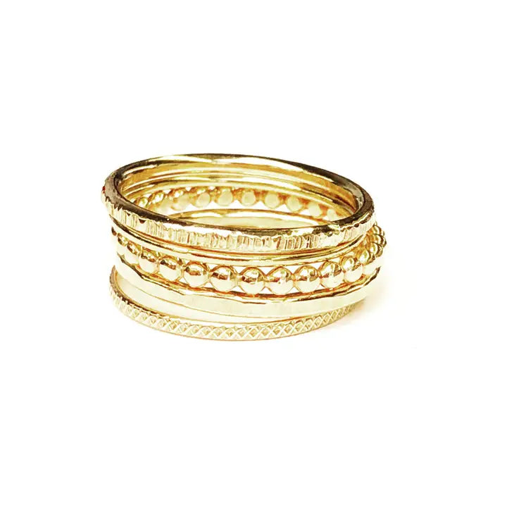 Lindsey Stack Rings-Bijou Crush