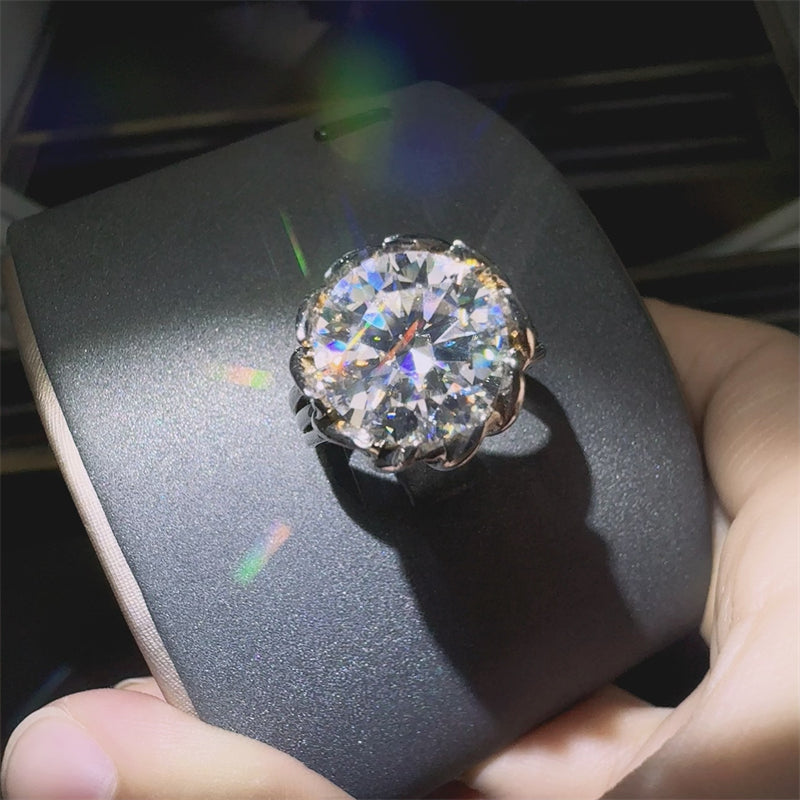 3 Carat 925 Sterling Silver Moissanite Ring-Bijou Crush