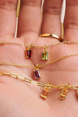 Titanium Steel Inlaid Zircon Pendant Necklace-Bijou Crush