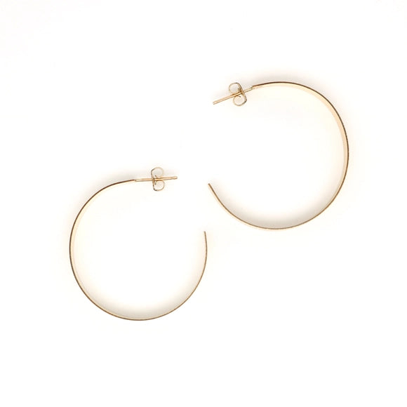 Irma Goddess Hoops – Sterling Silver, 14k Gold, or Rose Gold-Bijou Crush