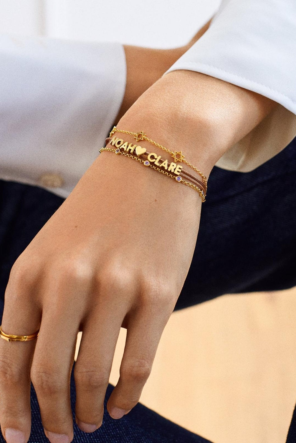 18K Gold-Plated Titanium Steel Bracelet-Bijou Crush