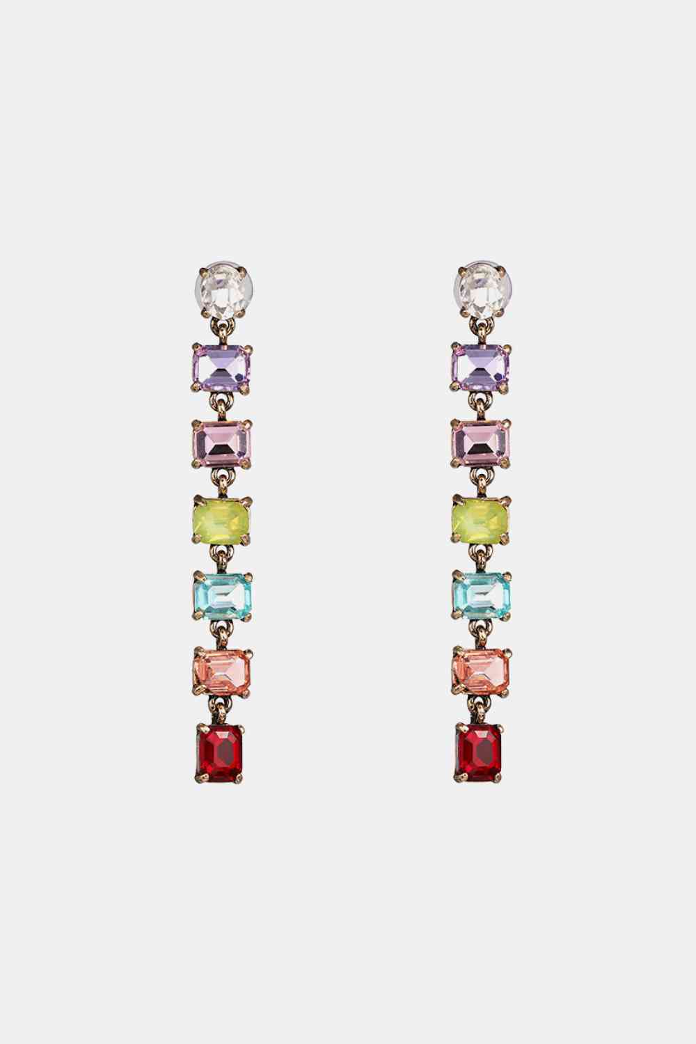 Geometrical Shape Resin Dangle Earrings-Bijou Crush