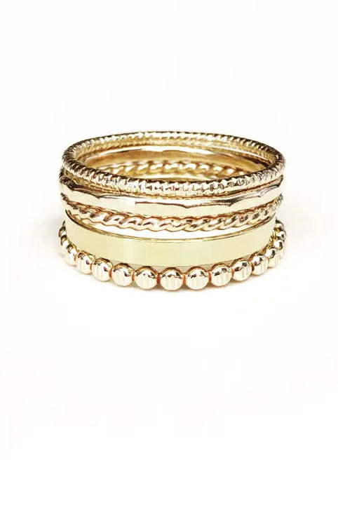 Penelope Stack Rings-Bijou Crush