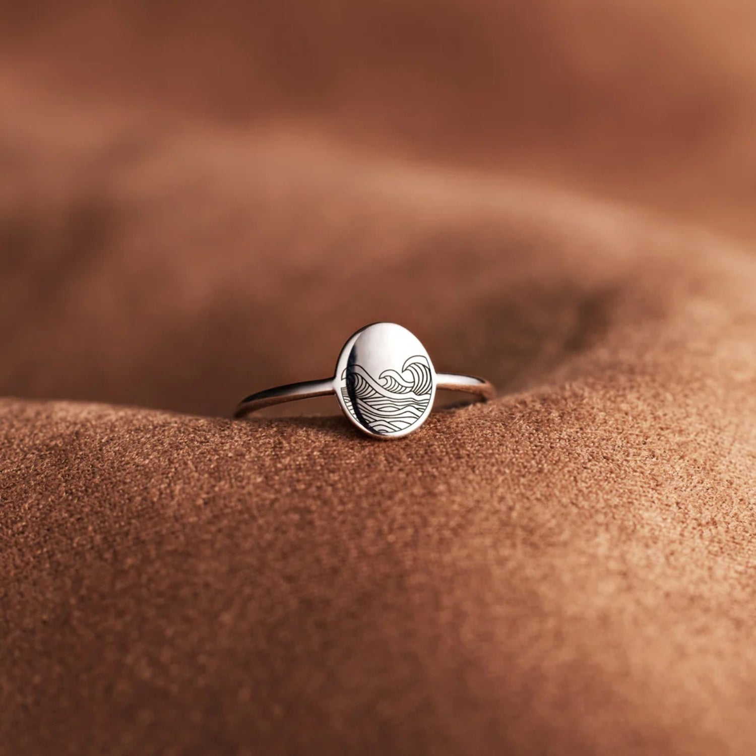 925 Sterling Silver Signet Ring-Bijou Crush