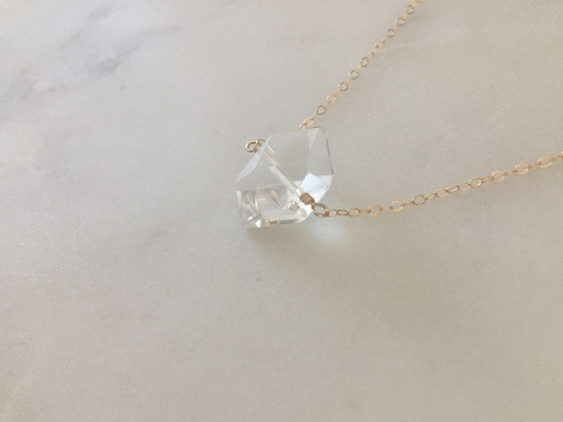 Herkimer Diamond Necklace-Bijou Crush