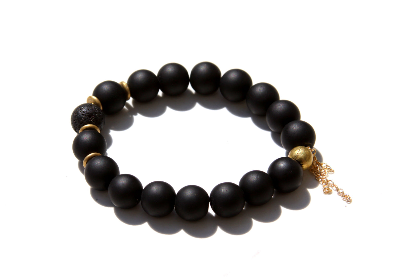 Black Onyx Essential Oil Bracelet-Bijou Crush