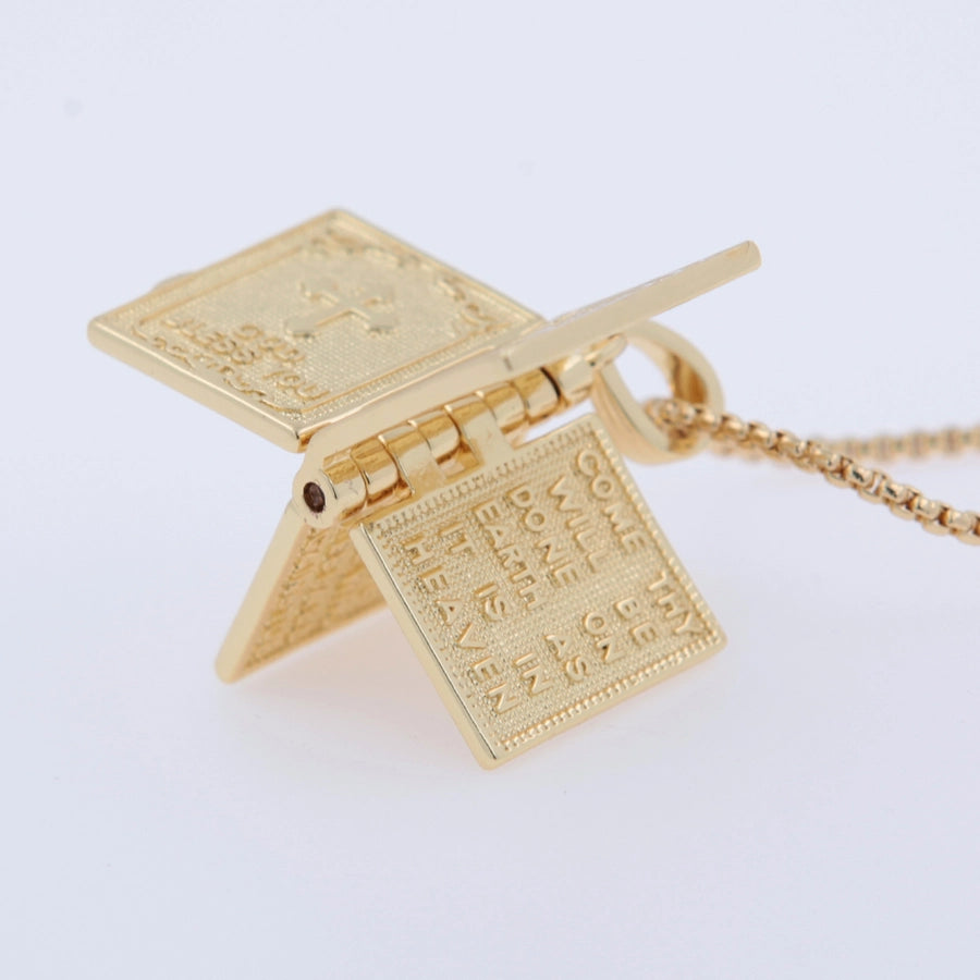 Simple Style Letter Copper 18K Gold Plated Plating Inlay Pendant Necklace-Bijou Crush