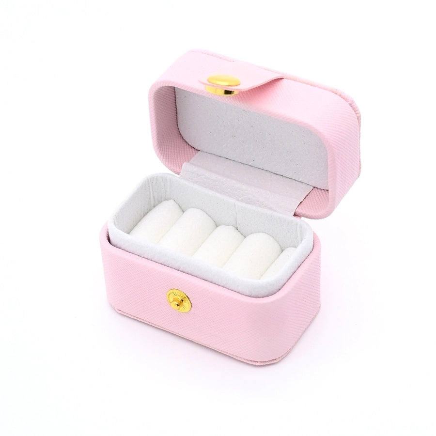 Chill Vibes Jewelry Box – Handmade PU Square for Travel & Daily Style-Bijou Crush