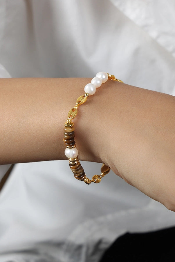 Bold Blend Set – Chic Color Block Bracelet & Necklace Combo-Bijou Crush